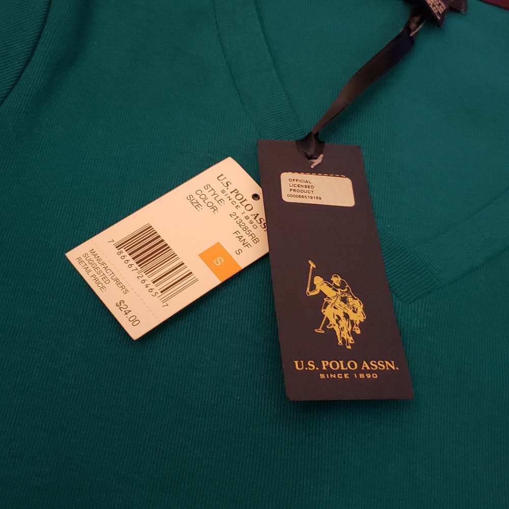 U.S. Polo Assn. green long sleeve - Picture 3 of 3